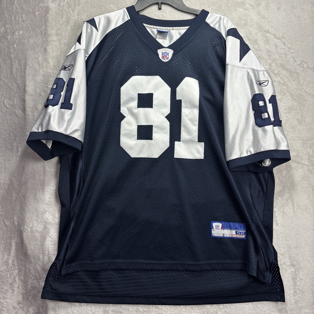 Vintage NFL Terrel Owens Dallas Cowboys #81 Jersey Men's 52 Blue Reebok stitched